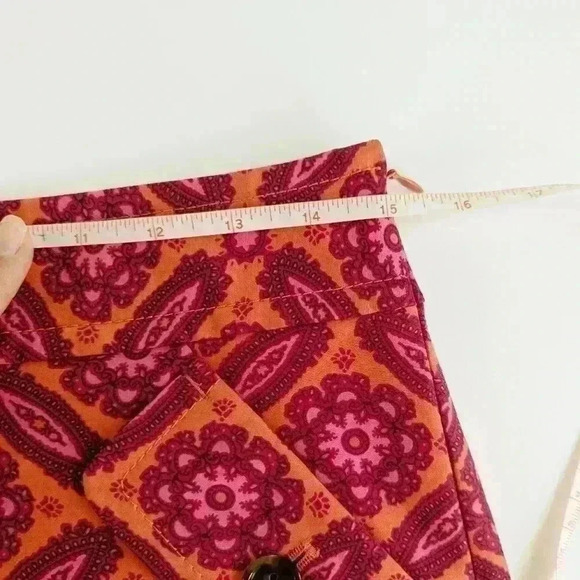 Ann Taylor Pink and Orange Summer Skirt - Picture 4 of 8